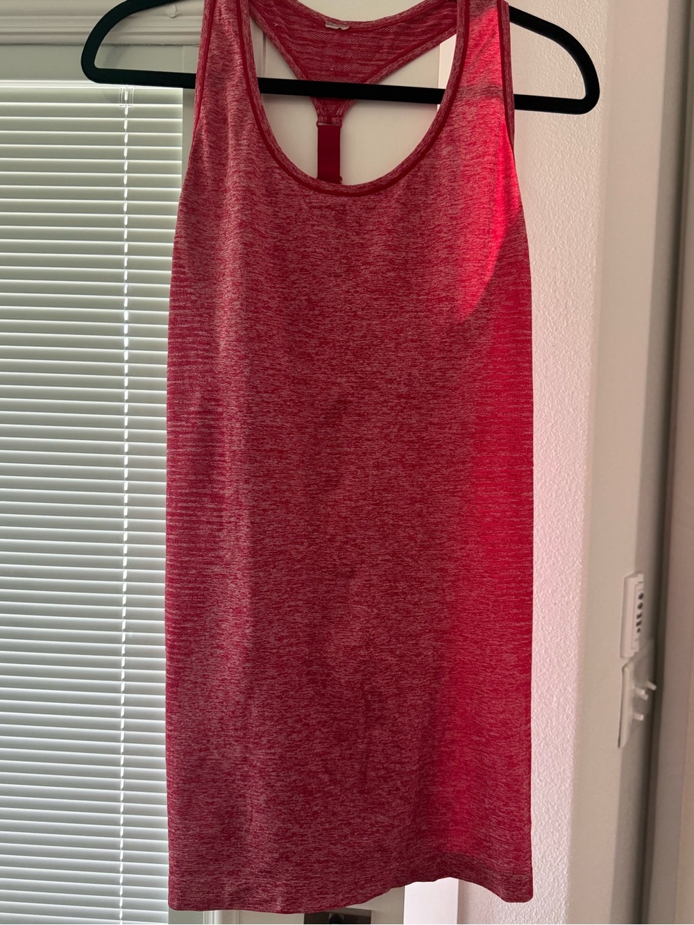 Saucony Heathered Red Racerback Tank